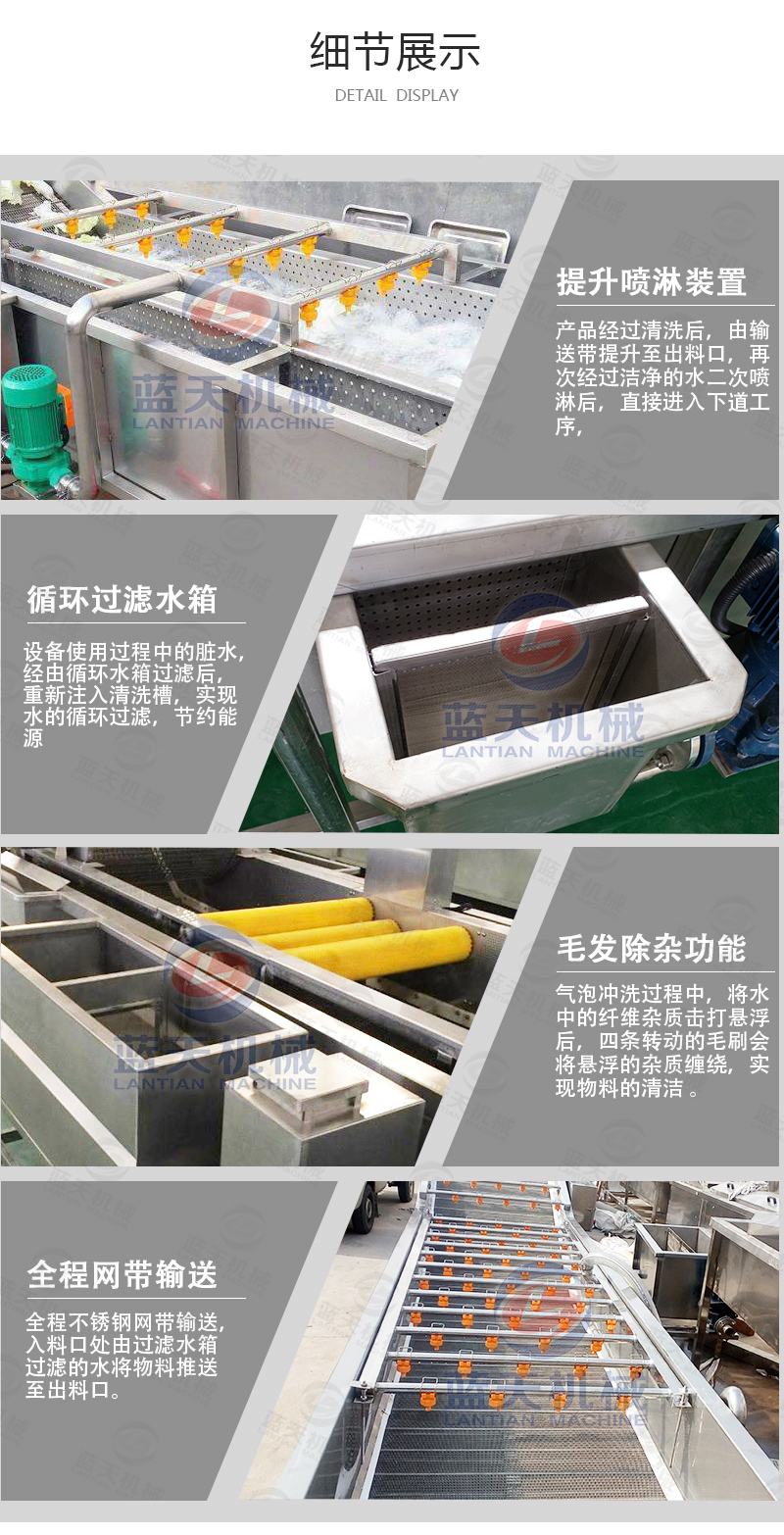 辣椒清洗機細節展示