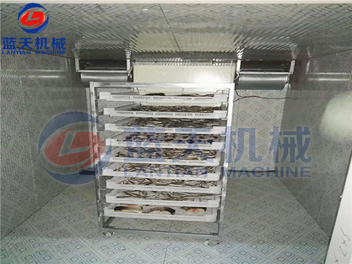 江蘇魚干烘干機用戶現場